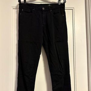 AG Black Farrah Highrise Skinny Jeans